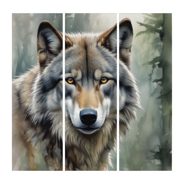 Lone Wolf Motivational Inspirational Art (Front)