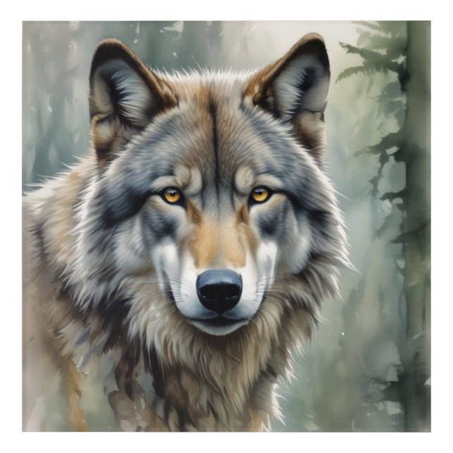 Lone Wolf Motivational Inspirational Art (Front)