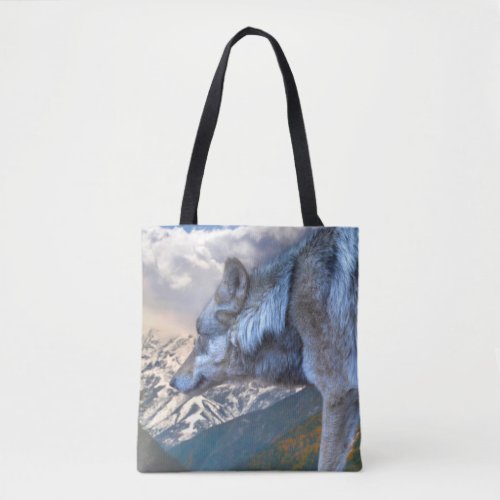 LONE WOLF OVERLORD OF FREEDOM TOTE BAG