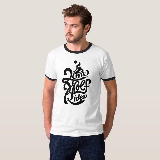 Lone Wolf Rider T-Shirt (Front Full)