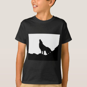 Lone Wolf Standing on a Hill T-Shirt