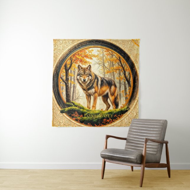 Lone Wolf Tapestry (In Situ)