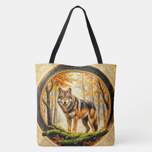 Lone Wolf Tote Bag