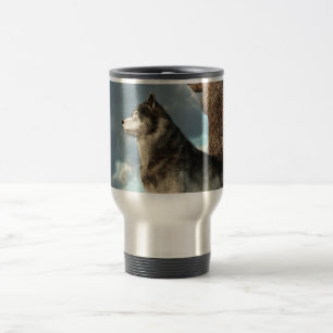 Lone Wolf Travel Mug