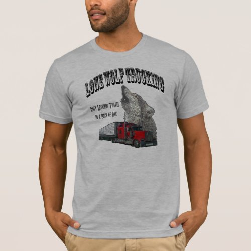 Lone Wolf Trucking T_Shirt