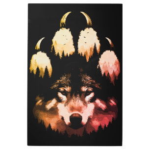 Lone Wolf. Wild Soul Metal Print