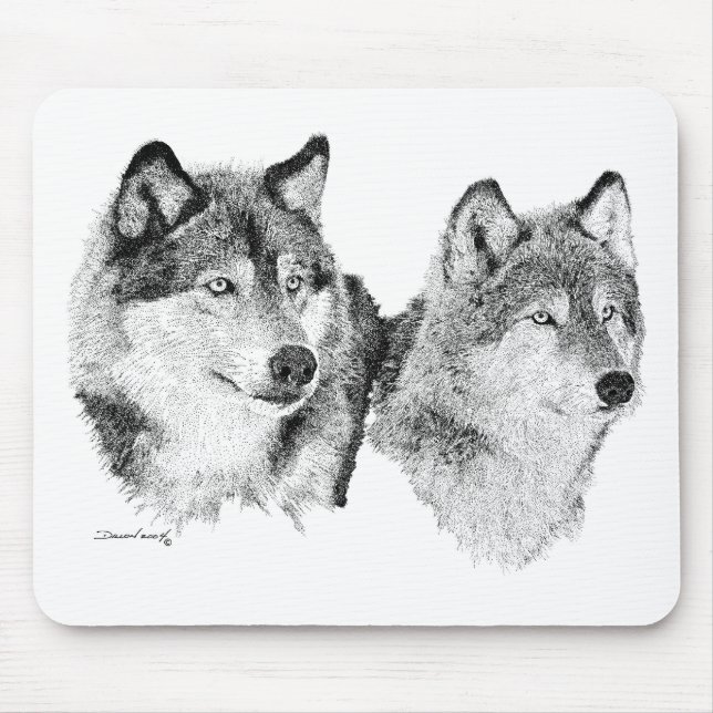 Lone Wolves Mouse Pad (Front)