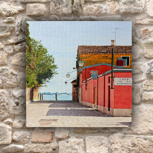 Lonely Alleyway In Venice, Italy Jigsaw Puzzle