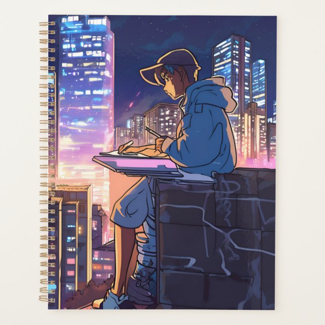Lonely Anime Girl Planner (Front)