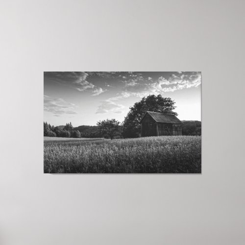 Lonely Barn Canvas Print