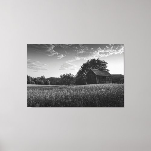 Lonely Barn Canvas Print