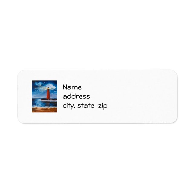 Lonely Beacon Return Address Labels (Front)