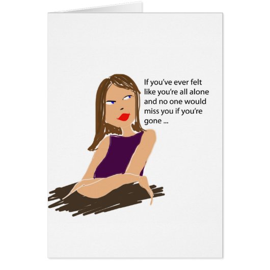 Lonely? Cards (Front)