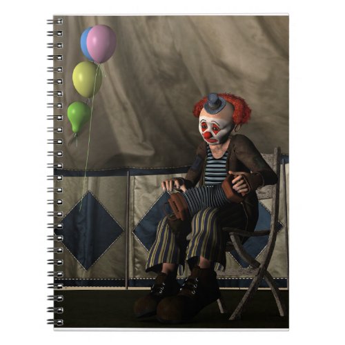 Lonely clown notebook