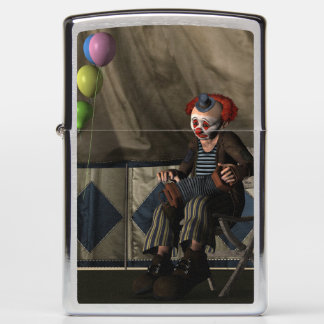 Lonely clown zippo lighter