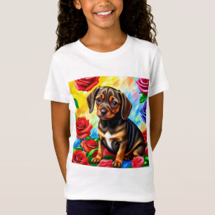 Lonely Dachshund Puppy Dog T-Shirt