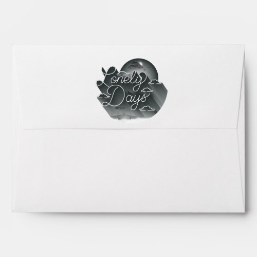 Lonely Days  Greeting Card Envelope
