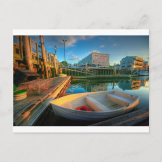 Lonely Dingy - Belfast, Maine Postcard