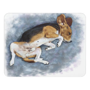 Lonely Dog Hand Drawing Stock Illustrations Door Sign