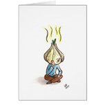 Lonely Garlic Boy Card