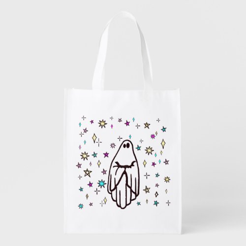 Lonely Ghost in the Stars  Grocery Bag
