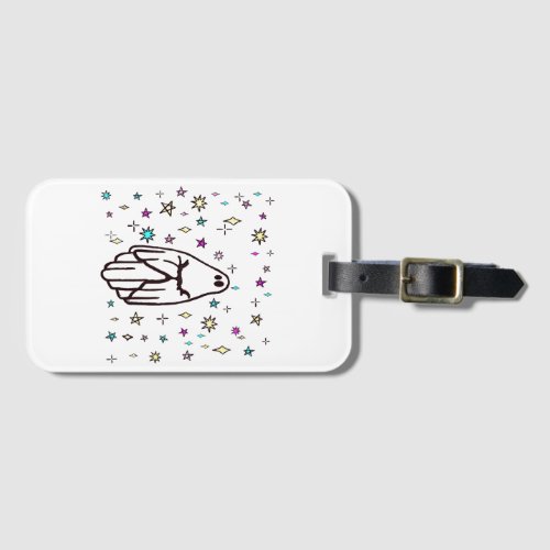 Lonely Ghost in the Stars  Luggage Tag