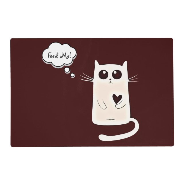 Lonely Hearts Cats Placemat (Front)