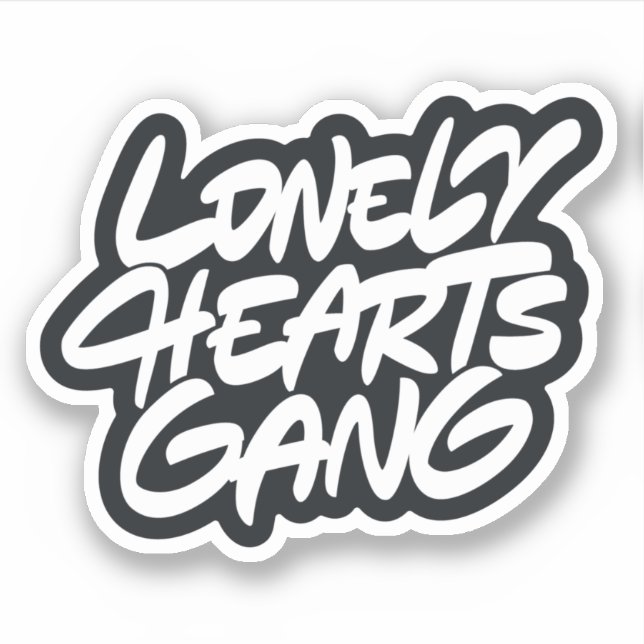 Lonely Hearts Gang Sticker (Front)