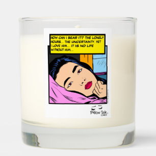 Lonely Hours Vintage Romance Comic Art Scented Candle