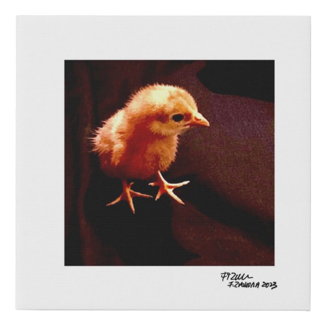 Lonely Kid Faux Canvas Print (Front)