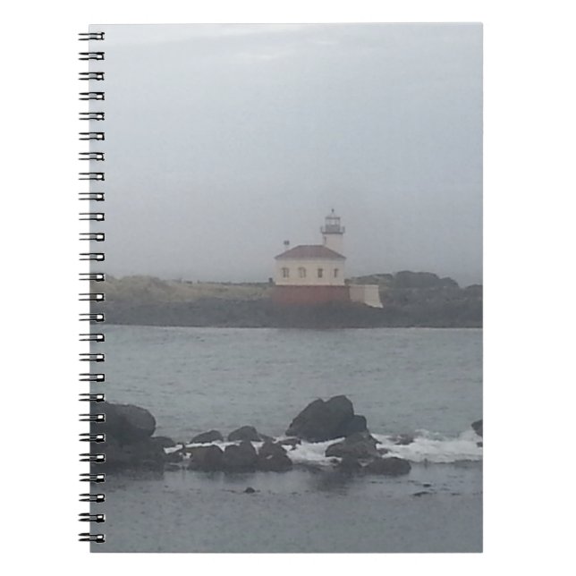 Lonely Lighthouse spiral notebook (Front)