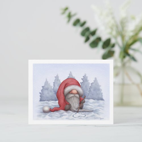 Lonely Little Santa Postcard