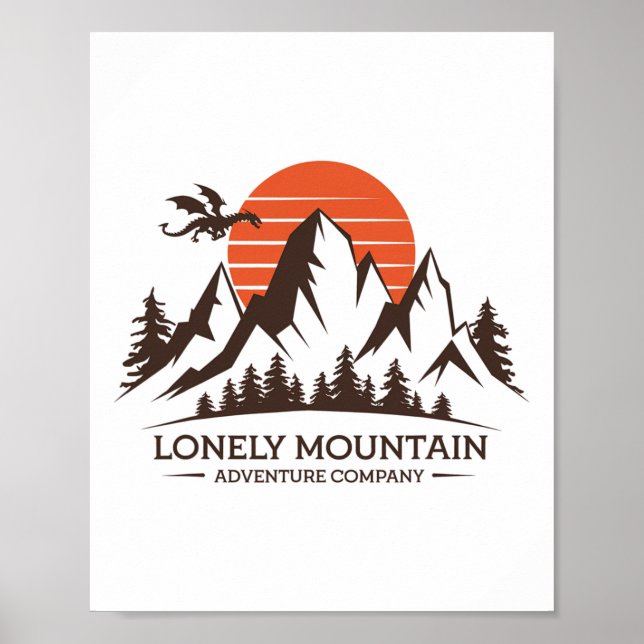 Lonely Mountain - Adventure Company - Fantasy Trip Poster (Front)