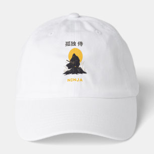 Lonely Ninja Samurai Art Design Hat
