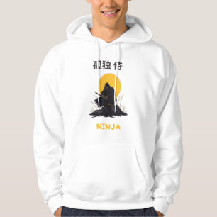 Lonely Ninja Samurai Art Design Hoodie