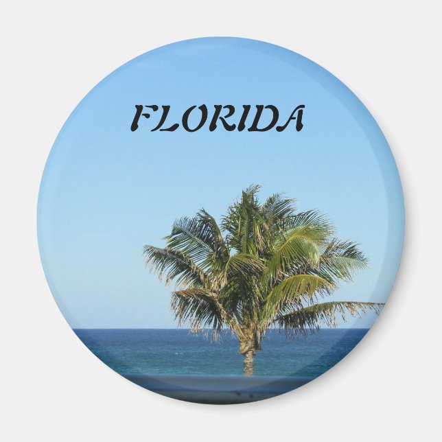 LONELY PALM TREE MAGNET (Front)