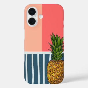Lonely pineapple vibrant iPhone 16 case