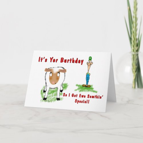 Lonely Redneck _ Birthday Card