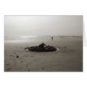 Lonely Sandcastle message template (Front Horizontal)