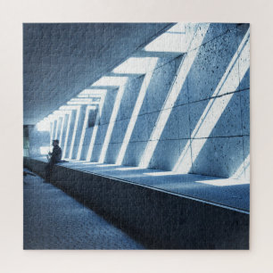 Lonely Saxophone Player - 20x20 - 676 pcs Jigsaw Puzzle