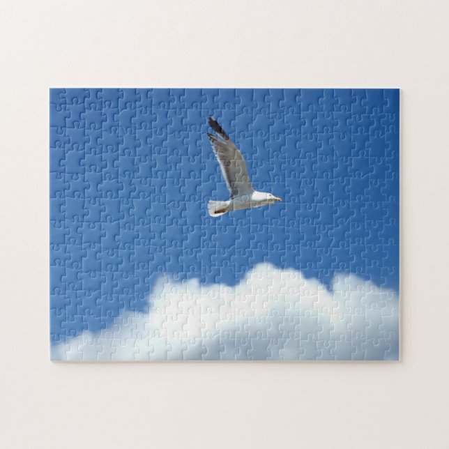 Lonely seagulls Puzzle (Horizontal)