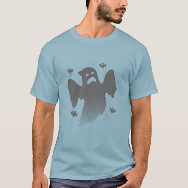 Lonely Spirit Squad – Sad Ghost & Friends T-Shirt (Front)