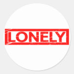Lonely Stamp Classic Round Sticker