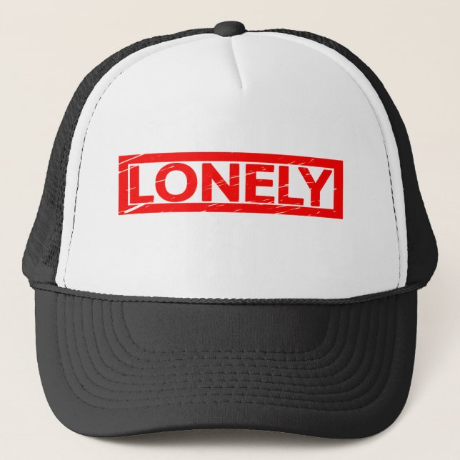 Lonely Stamp Trucker Hat (Front)