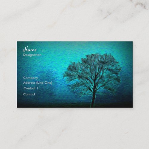 Lonely Tree Business Card Templates