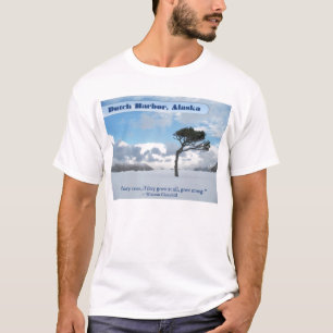 Lonely Tree, Dutch Harbor, Alaska T-Shirt