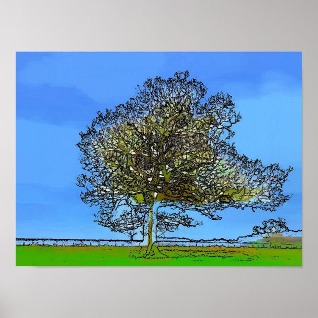 LONELY TREE POSTER (Front)