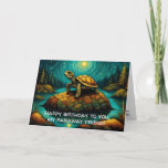 Lonely Turtle Long Distance Friend Birthday Card<br><div class="desc">Looking for the perfect birthday card for a long-distance friend? Discover the heartfelt "Lonely Turtle" design that captures the bittersweet feeling of distance. Send your love and let them know they're always on your mind.</div>