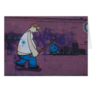 Lonely Wanderer Graffiti Cards