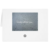 Lonely without you, Water Drops, Rain Tears Sad (Back Horizontal)